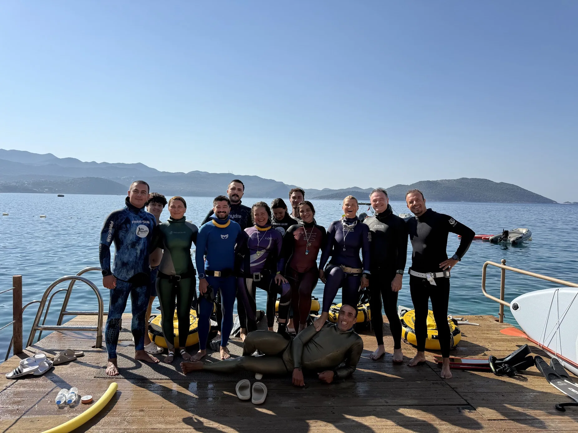 Life Aquatic serbest dalış topluluğu, Kaş, Türkiye’deki dalış okulunda
