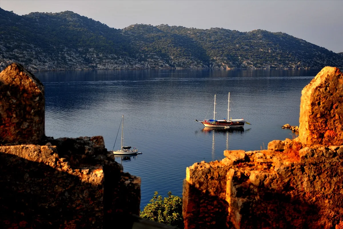 Castle ruins above the Kekova bay