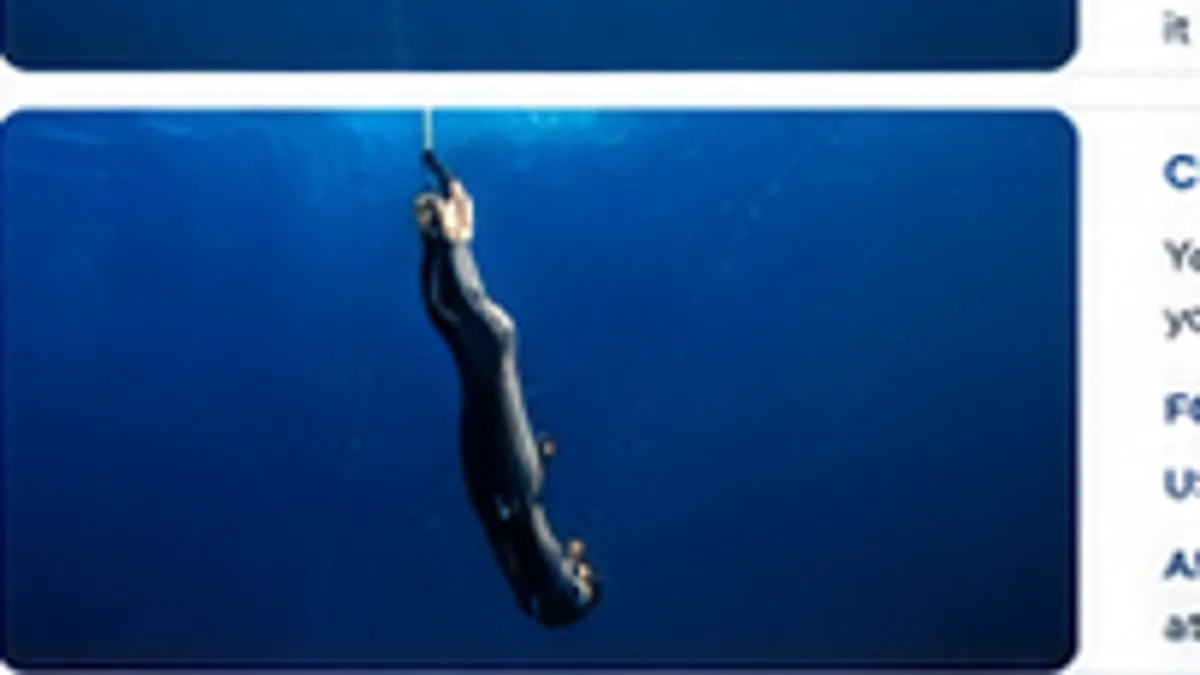 Constant Weight No Fins freediving discipline