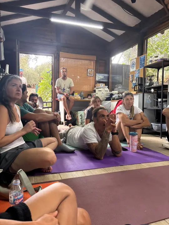 Talk and Q&A session at the Life Aquatic base